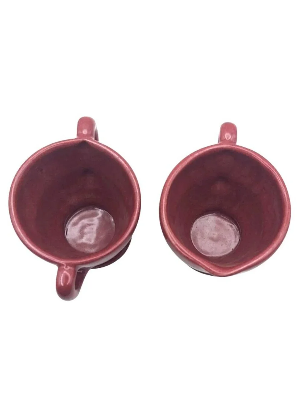 Dryden Pottery Arkansas Red Creamer Open Sugar Bowl Set #108 Collectible Vintage